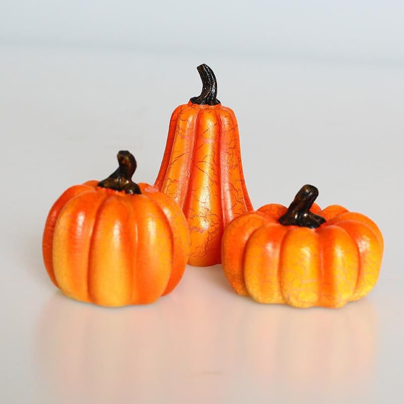 Halloween-Kürbis-Dekolampe LED Orangefarbenes Leuchten Stimmungsbeleuchtung Batterie Gruselig Innenbereich Außenbereich Garten | Sansoti