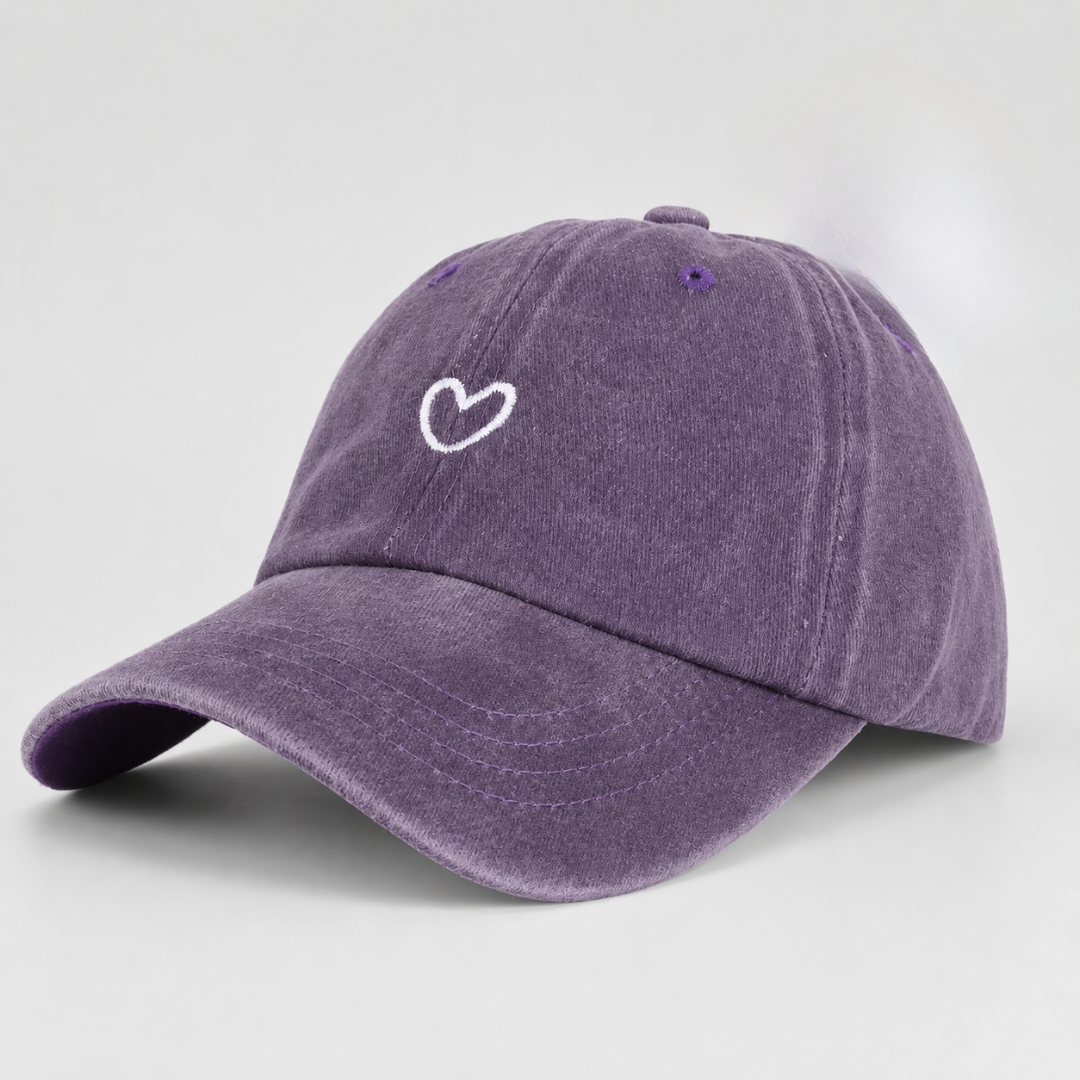 Katoenen Pet met Opening voor Paardenstaart Verstelbare Vintage Baseball Cap Gewassen Look Sportief Dames | Sansoti