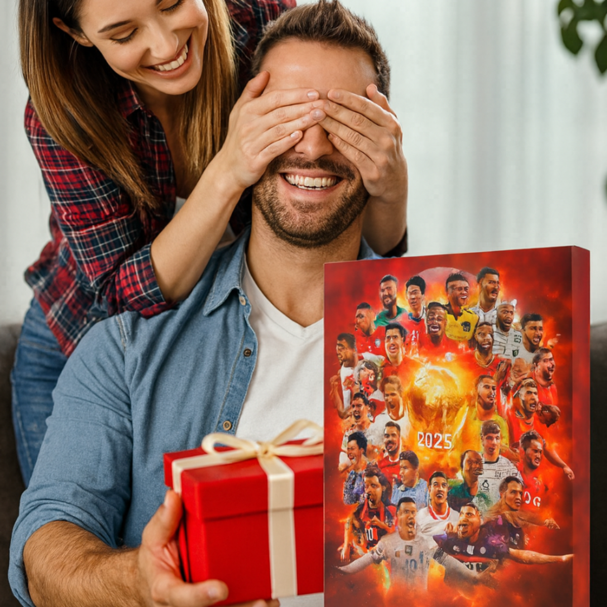 Football Advent Calendar 24 Surprises Toy Figures December Countdown for Children Collectible Christmas Gift | Sansoti
