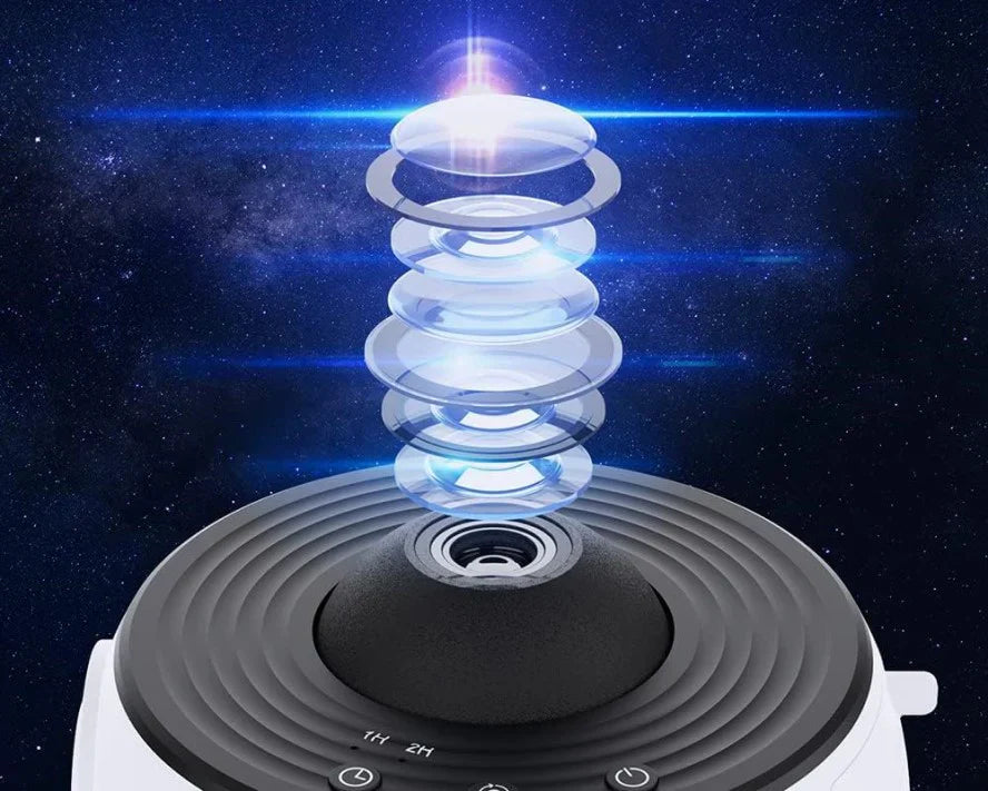 Galaxy Projection Starry Sky Projector with Interchangeable Discs – Space Visualization for Children and Adults | Sansoti