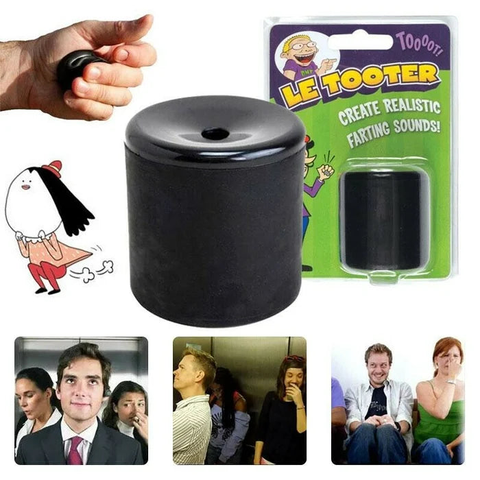Geluidsgadget Rubber Zwart 19 cm Geluidseffect Grappig Speelgoed Feest Humor Cadeau Entertainment Party | Sansoti
