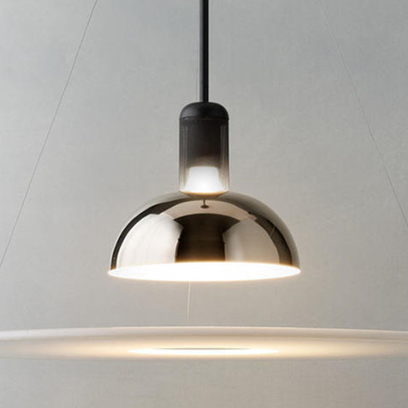 Minimalistische LED-Hängeleuchte aus Metall und Glas, E27, Esszimmer, Wohnzimmer, Schlafzimmer, skandinavische Pendelleuchte | Sansoti