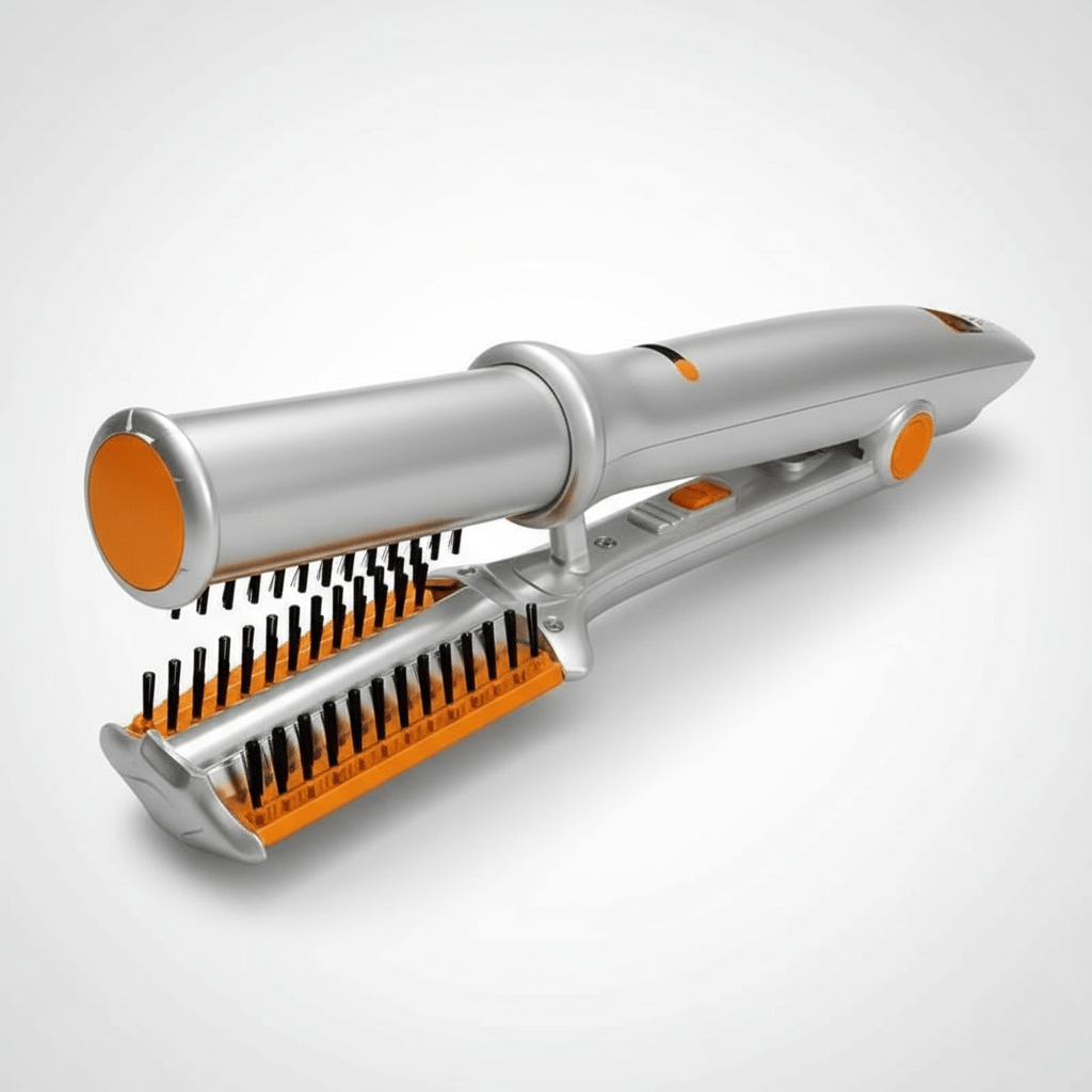 2-in-1 Roterende Haarstyler Borstel voor Volume en Glans – Professioneel Stylen Thuis | Sansoti