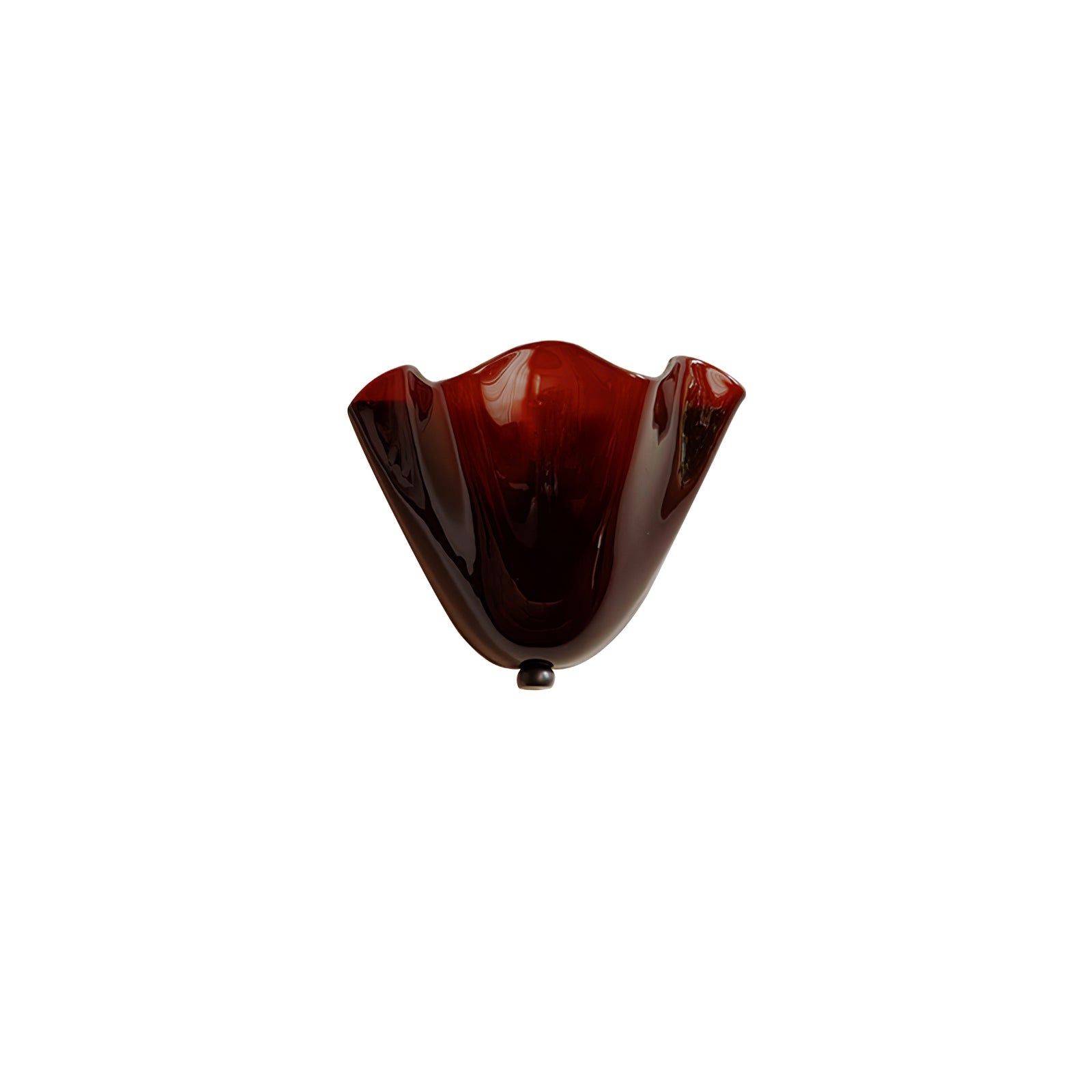 Petalia Wandlamp — Sculptural Petal-Geïnspireerde Glazen Wandverlichting met G9 Fitting en Hardwired Installatie (28 × 25 × 13 cm) | Sansoti