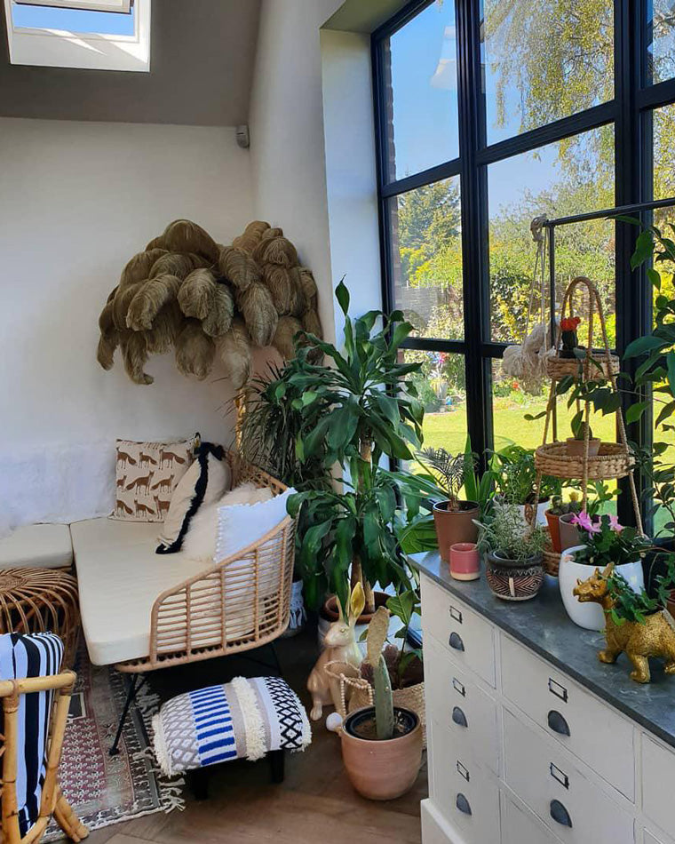 Stehlampe Federn Palme Harz Dekorativ Warmweiß Wohnzimmer Schlafzimmer Standleuchte | Restfield