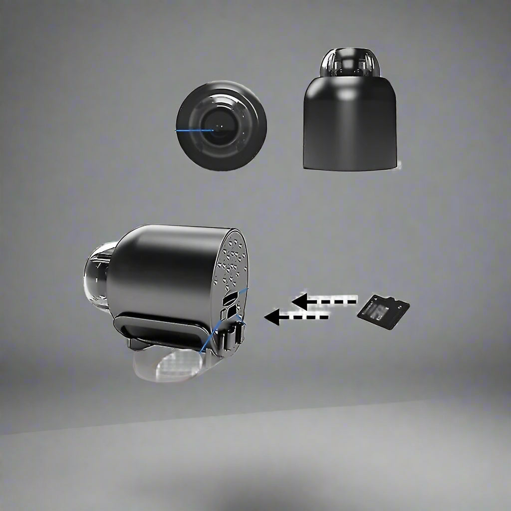 Miniatuur WiFi Camera 1080P HD 140° Groothoek Verborgen Bewegingsdetectie Nachtzicht USB Bewakingscamera Mini Spy Cam Draadloos Binnen 128GB | Sansoti