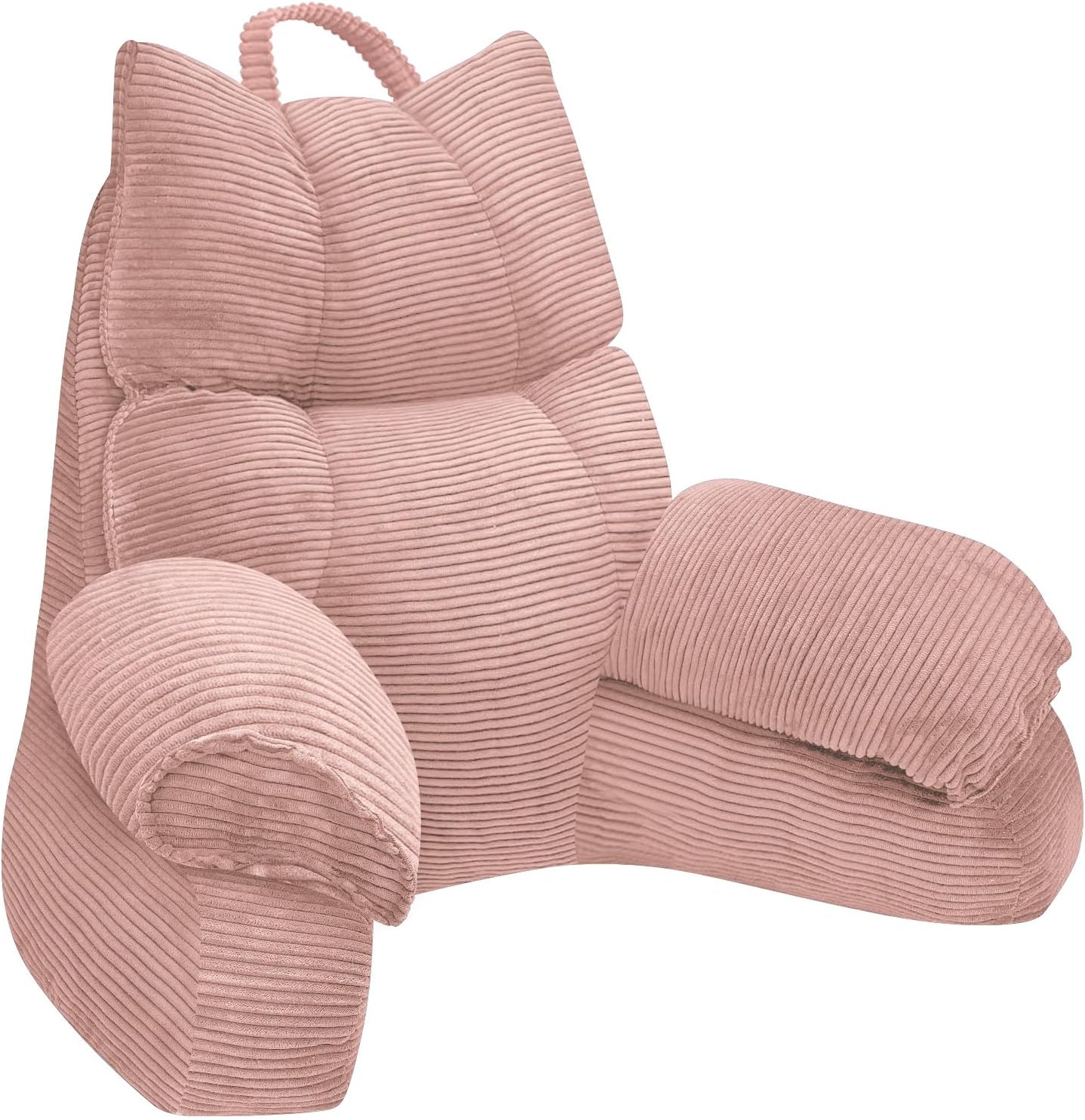 Lounge Comfort | Bed Pillow with Arm Support & Memory Foam | Ideal for Reading and Gaming