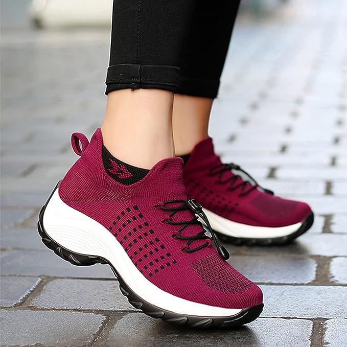 Orthopedische Wandelschoenen met Voetgewelfsteun Ademend Breimesh voor Plantaire Fasciitis Hielspoor Hallux Valgus Artritis | Sansoti