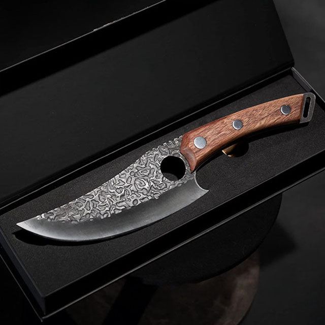 Japanisches Kochmesser 20 cm aus Edelstahl mit Holzgriff – Präzisions-Küchenmesser | Restfield
