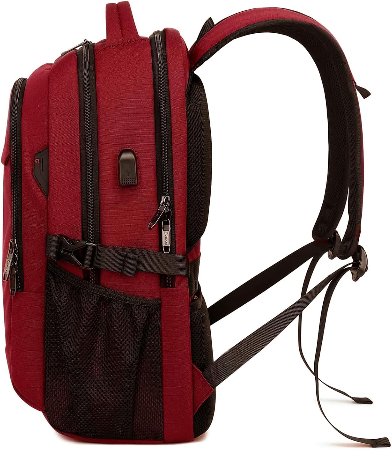Waterdichte Laptoprugzak met USB-Oplaadpoort en Georganiseerde Vakken voor Dagelijks Werk en Reizen 33-43cm | Sansoti