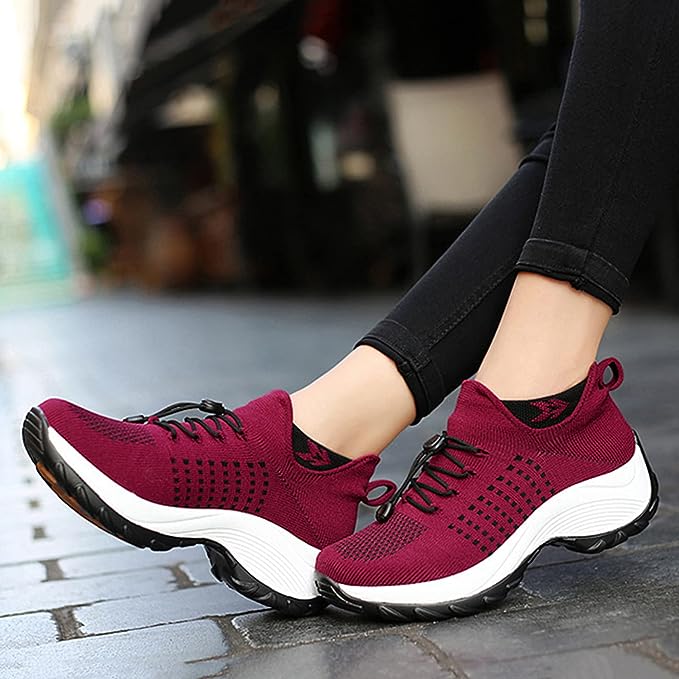 Orthopedische Wandelschoenen met Voetgewelfsteun Ademend Breimesh voor Plantaire Fasciitis Hielspoor Hallux Valgus Artritis | Sansoti