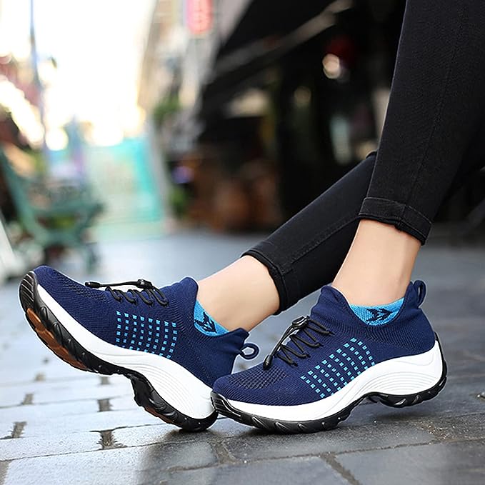 Orthopedische Wandelschoenen met Voetgewelfsteun Ademend Breimesh voor Plantaire Fasciitis Hielspoor Hallux Valgus Artritis | Sansoti