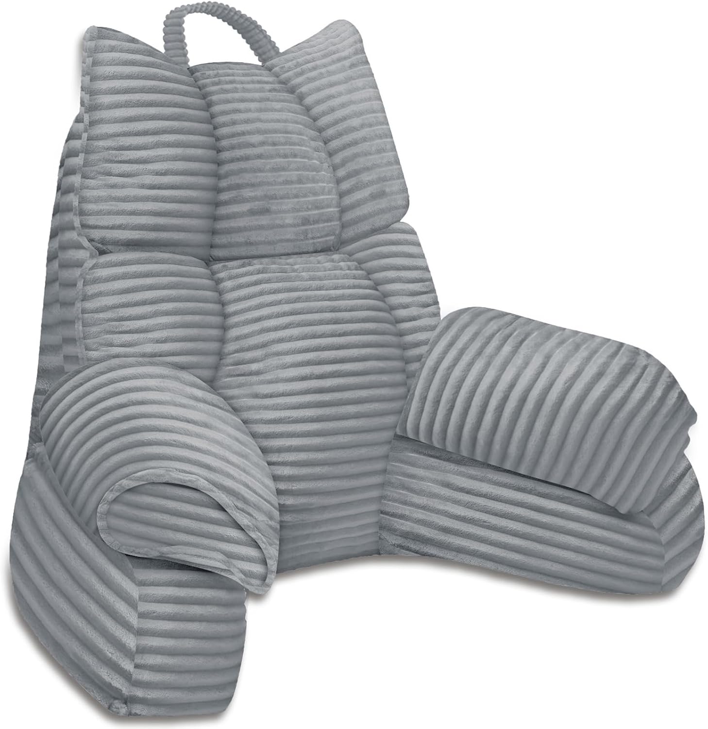 Lounge Comfort | Bed Pillow with Arm Support & Memory Foam | Ideal for Reading and Gaming