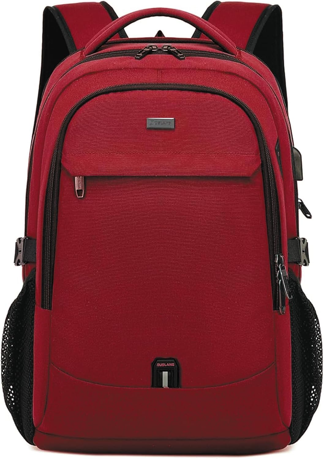 Waterdichte Laptoprugzak met USB-Oplaadpoort en Georganiseerde Vakken voor Dagelijks Werk en Reizen 33-43cm | Sansoti