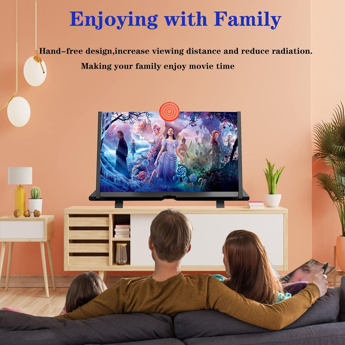Phone Screen Magnifier 40cm HD Acrylic Lens System for Movies Series Gaming Foldable Portable Home Cinema | Sansoti