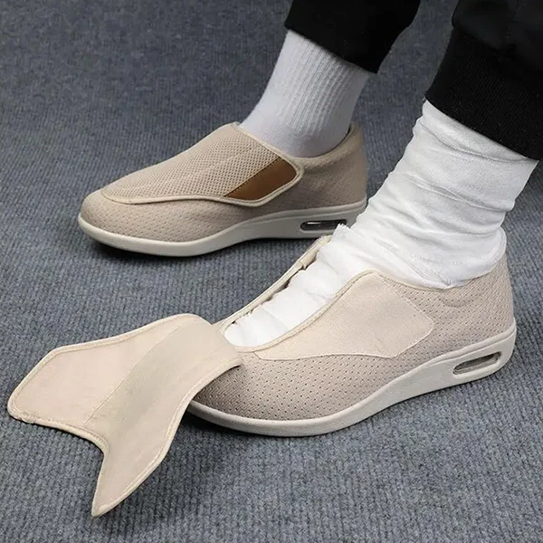 Brede Diabetische Schoenen voor Gezwollen Voeten – Comfortabel & Ademend | Sansoti