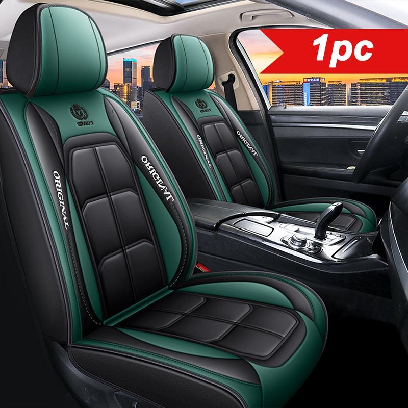 Luxe Autostoelhoezen Set 11-delig Gewatteerd met Opbergvak Airbag-Opening Universeel voor Vijfzitters Auto | Sansoti