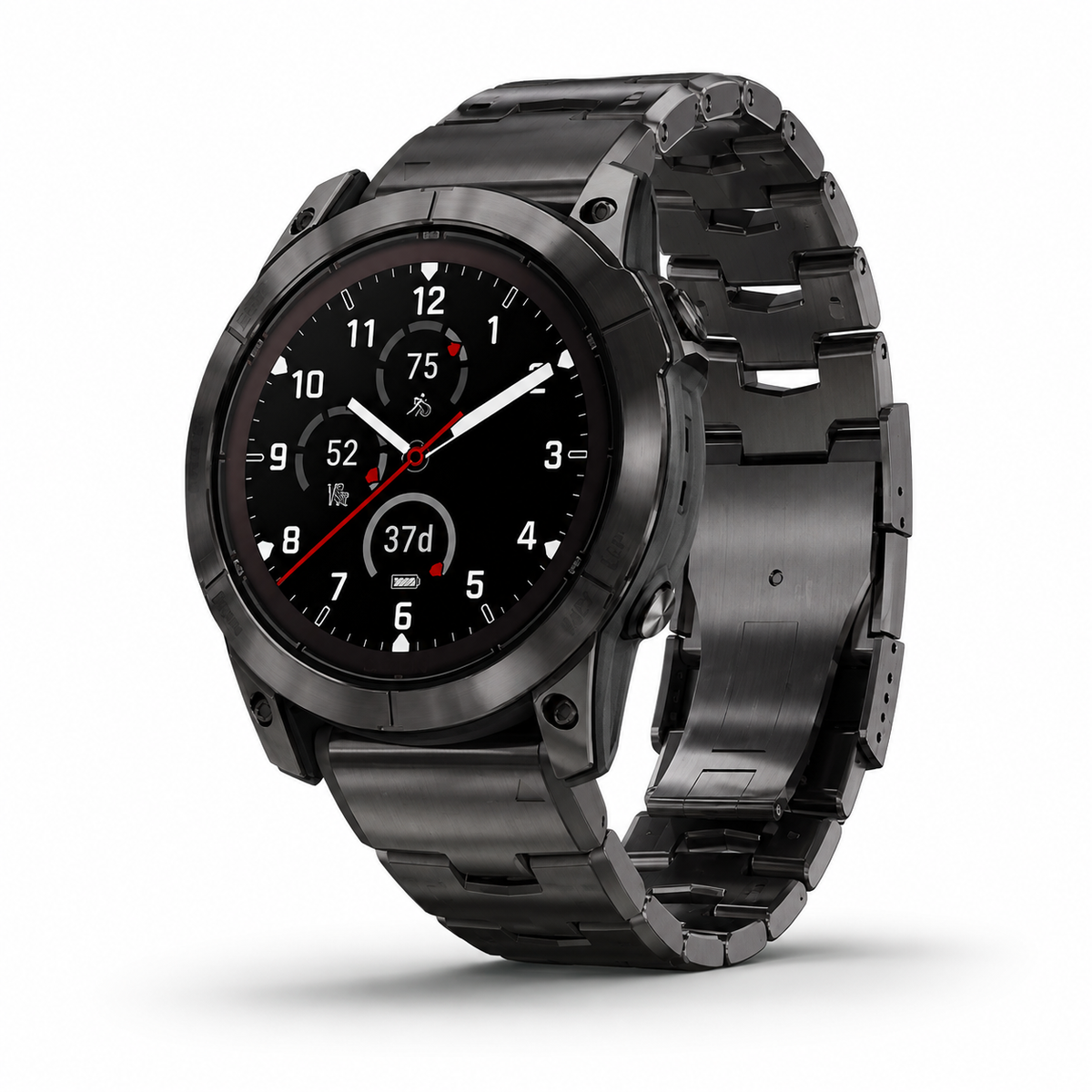 Bracelet à maillons en titane pour smartwatch 22 mm et 26 mm, QuickFit, bracelet de montre sportif en acier et métal | Sansoti