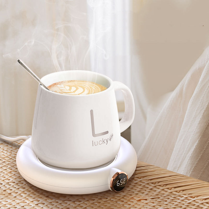USB Beker Verwarmingsplaat Rond Vierkant Roze Groen Wit Thee Koffie Warmer Bureau Thuis Kantoor Dranken | Sansoti
