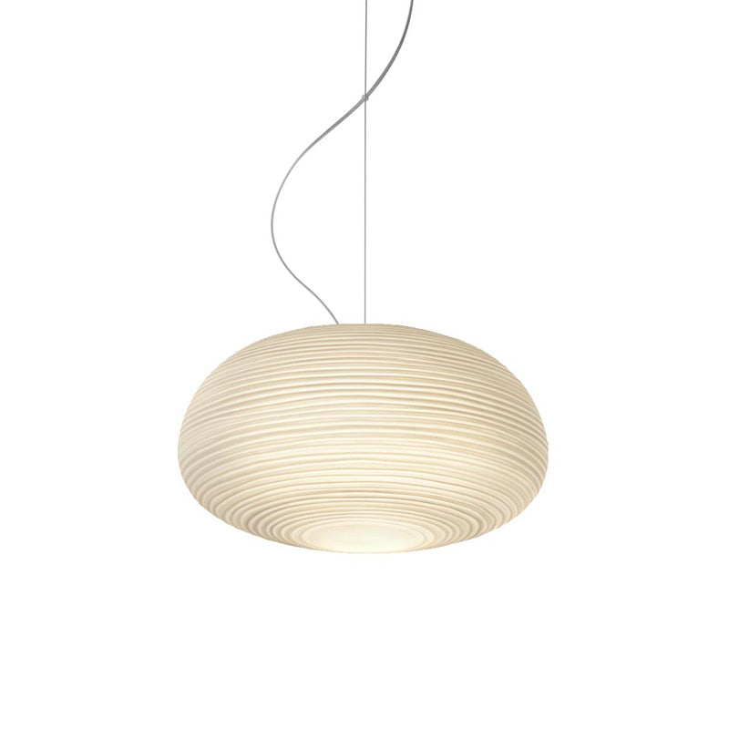 Moderne Hanglamp met Geribbeld Glas — Scandinavisch Design | Sansoti