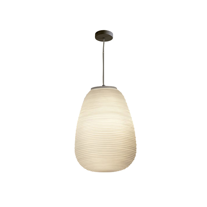 Moderne Hanglamp met Geribbeld Glas — Scandinavisch Design | Sansoti