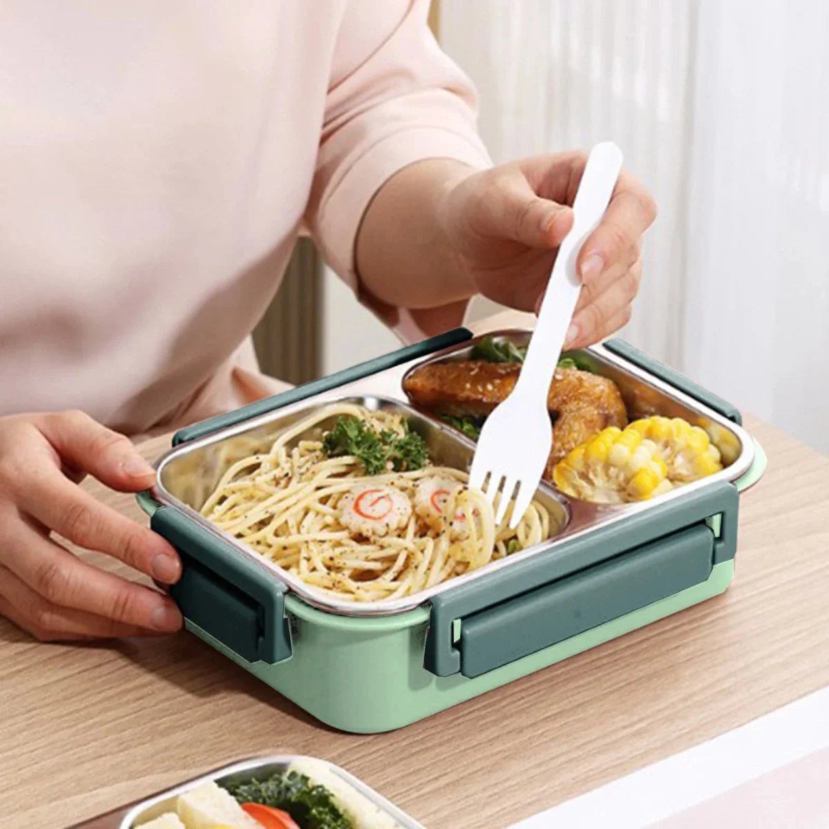 Thermobehälter Lunchbox Isolierend Auslaufsicher Warmes Essen Unterwegs Kompakt Mitnehmen | Restfield