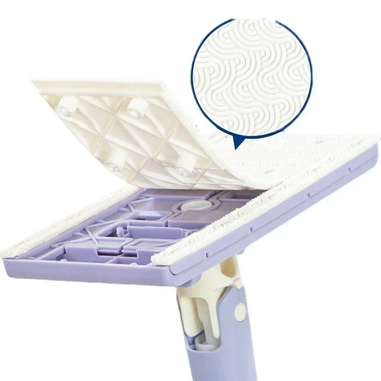 Mop with Automatic Wringing System Quick-Drying Microfiber Floor Mop for Clean, Hygienic Floor Care | Sansoti