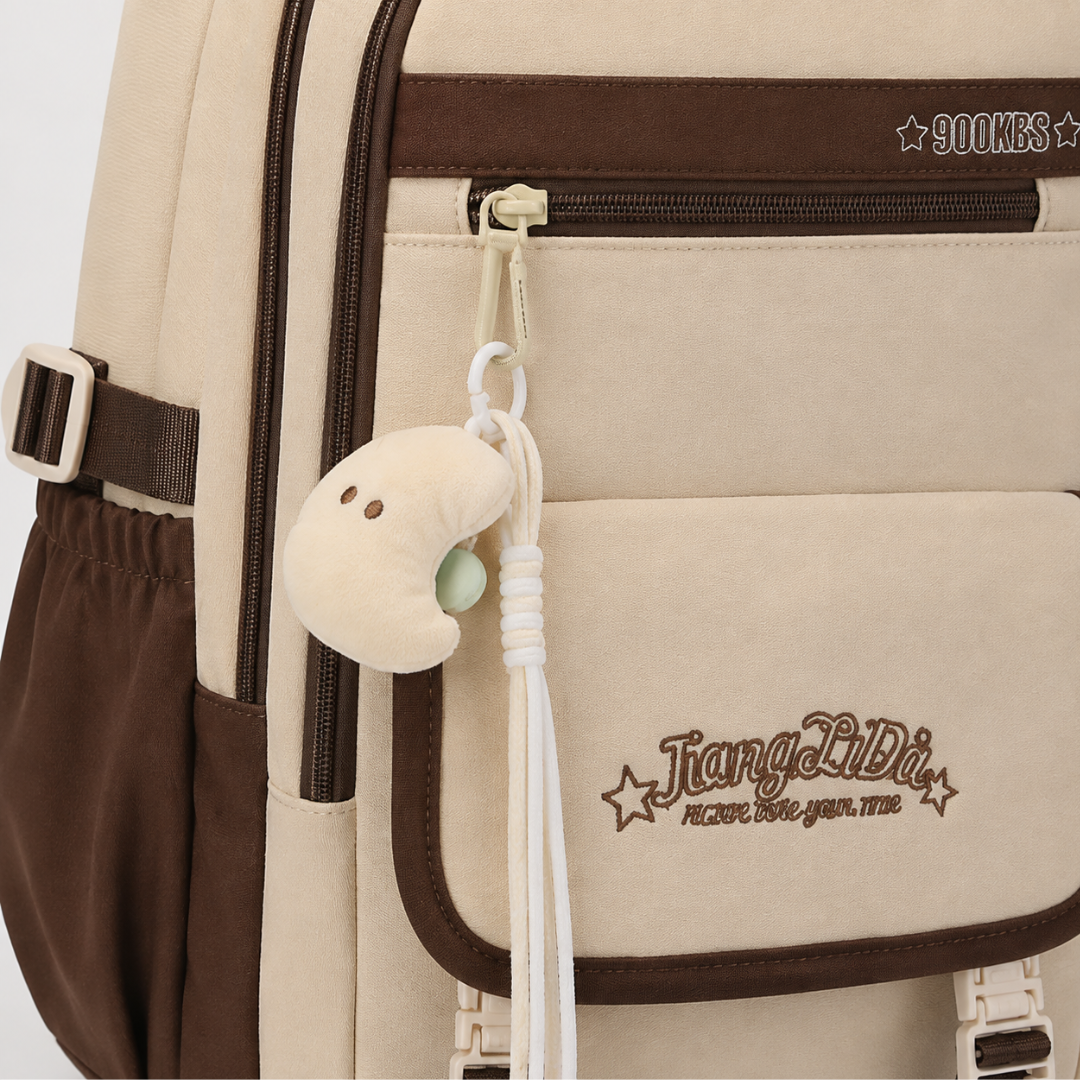 Waterproof Backpack with Laptop Compartment 32x46cm Polyester Multiple Compartments for Work School Travel Daily Use | Sansoti