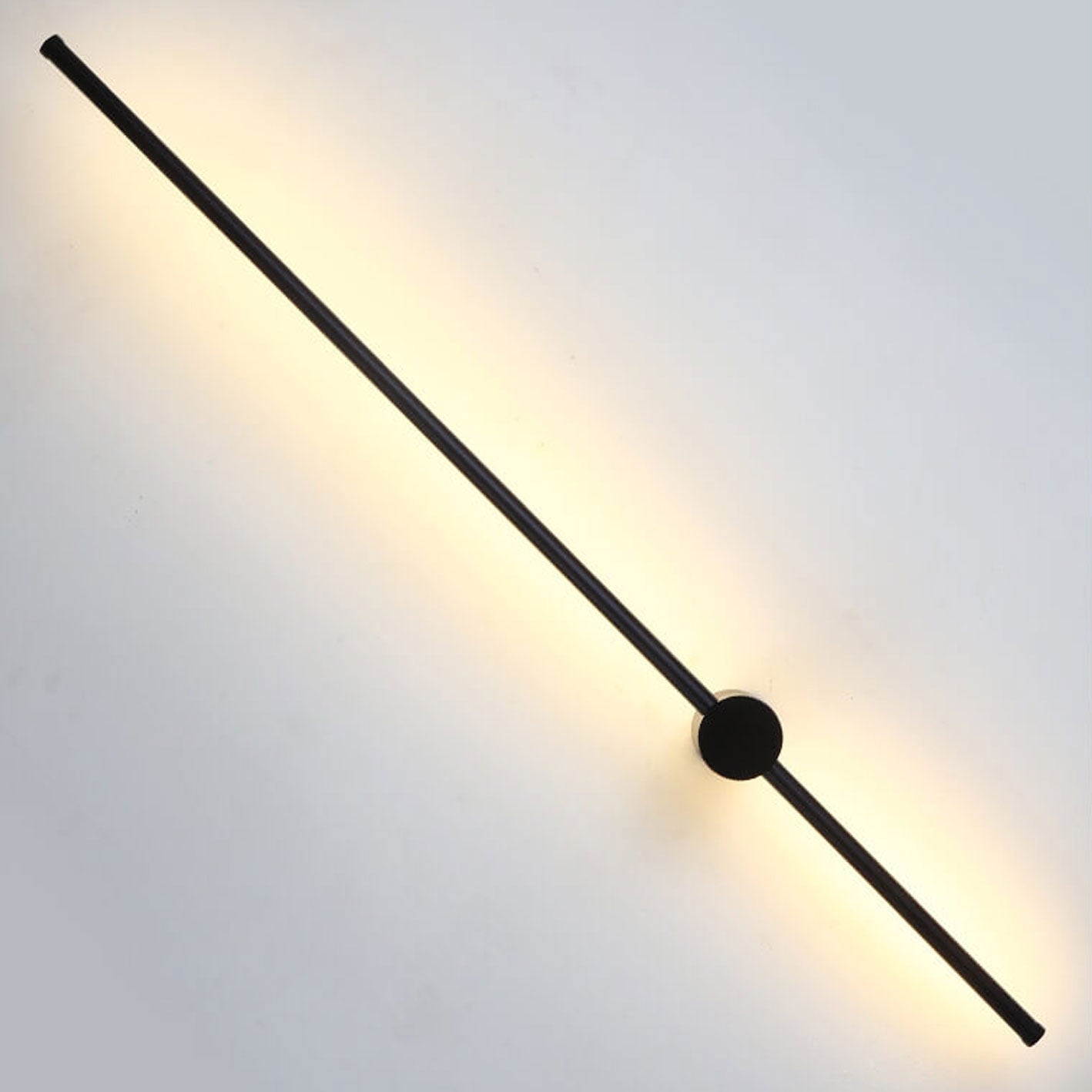 Wandlamp LED Staf Aluminium Zwart Goud 60cm 80cm Woonkamer Slaapkamer Studeerkamer Lijnlamp Minimalistisch Modern Sfeerlamp | Sansoti