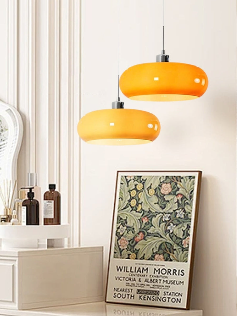 Bauhaus Glazen Hanglamp Metaal 11cm Nordic Design Eetkamer Keuken | Sansoti