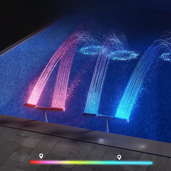 Zwembad Solar Fontein met RGB LED Verlichting voor Opblaasbaar Zwembad | Sansoti