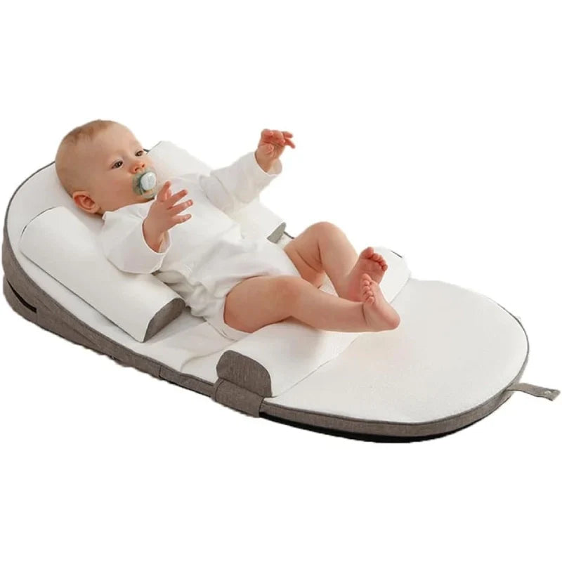 Coussin incliné pour bébé anti-reflux, coussin de positionnement latéral, mousse à mémoire de forme, coussin de soutien pour nouveau-né, lavable, confortable et sûr | Sansoti