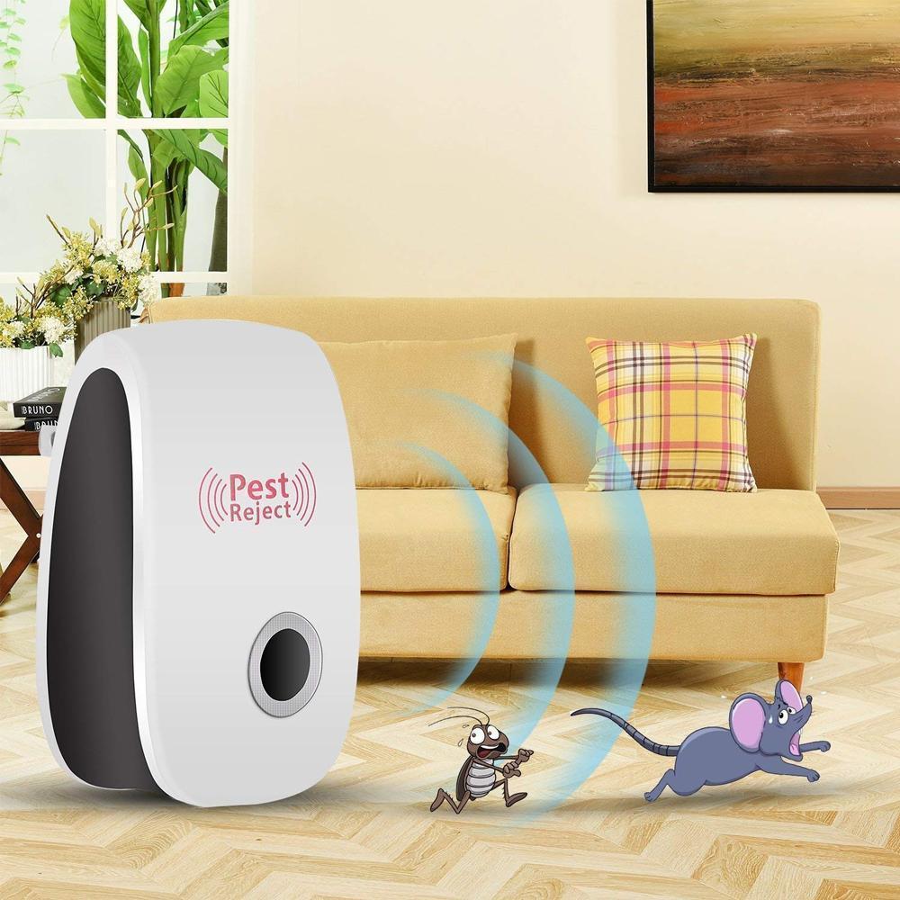 Ultrasonische Ongediertebestrijder voor Muizen Insecten Vliegen 3 Stuks Plug-in Apparaat Veilig Effectief | Sansoti