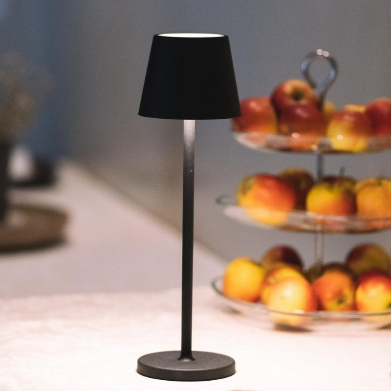 Wireless Table Lamp with Dimmable LED Lighting and Rechargeable Battery | Waterproof for Indoor and Outdoor | Sansoti