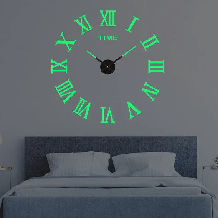 Stille Wandklok Rond 30-130cm Kwartsmechanisme Scandinavisch Design Woondecoratie Woonkamer Interieur | Sansoti