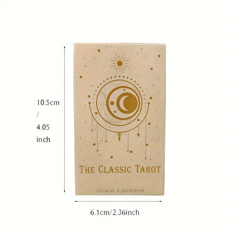 Traditioneel Tarotkaarten Set – 78 Kaarten met Symboliek en Intuïtie voor Spirituele Begeleiding en Zelfontdekking | Sansoti