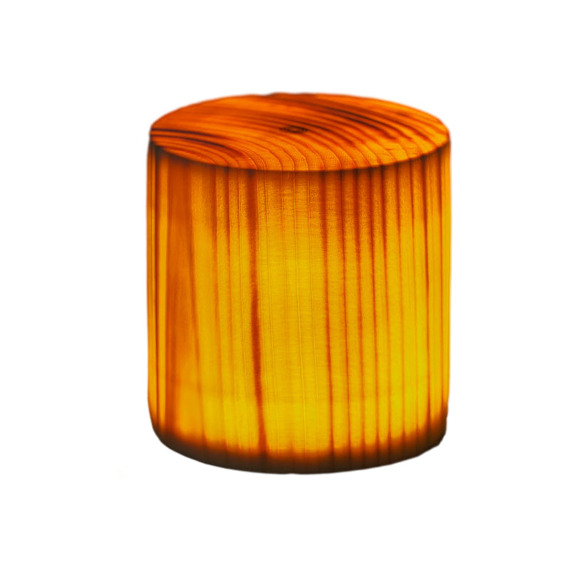 LED Tafellamp Oplaadbaar Touch Dimbaar Houtlook Sfeerlamp Slaapkamer Bureau Draadloos Warm Licht Nachtlampje | Sansoti