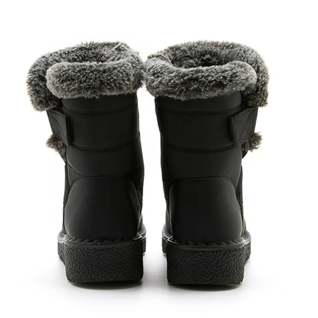 Waterdichte Dameslaarzen Winter Warme Voering Antislip Zool Wandelen Stad Werk Comfort Snowboots Dames | Sansoti