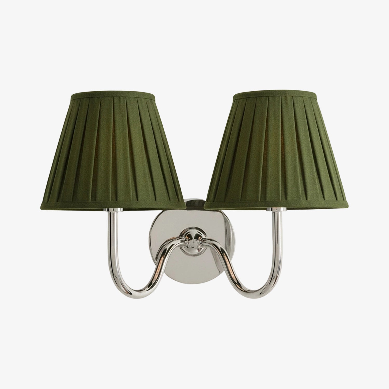 Wandlamp met Geplisseerde Stoffen Kap – Klassieke Verlichting voor Slaapkamer en Woonkamer | Sansoti