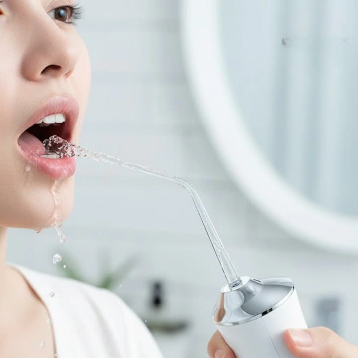 Mondverzorging Waterflosser met Wisselbare Opzetstukken | 3 Reinigingsmodi | IPX6 Waterdicht | Sansoti