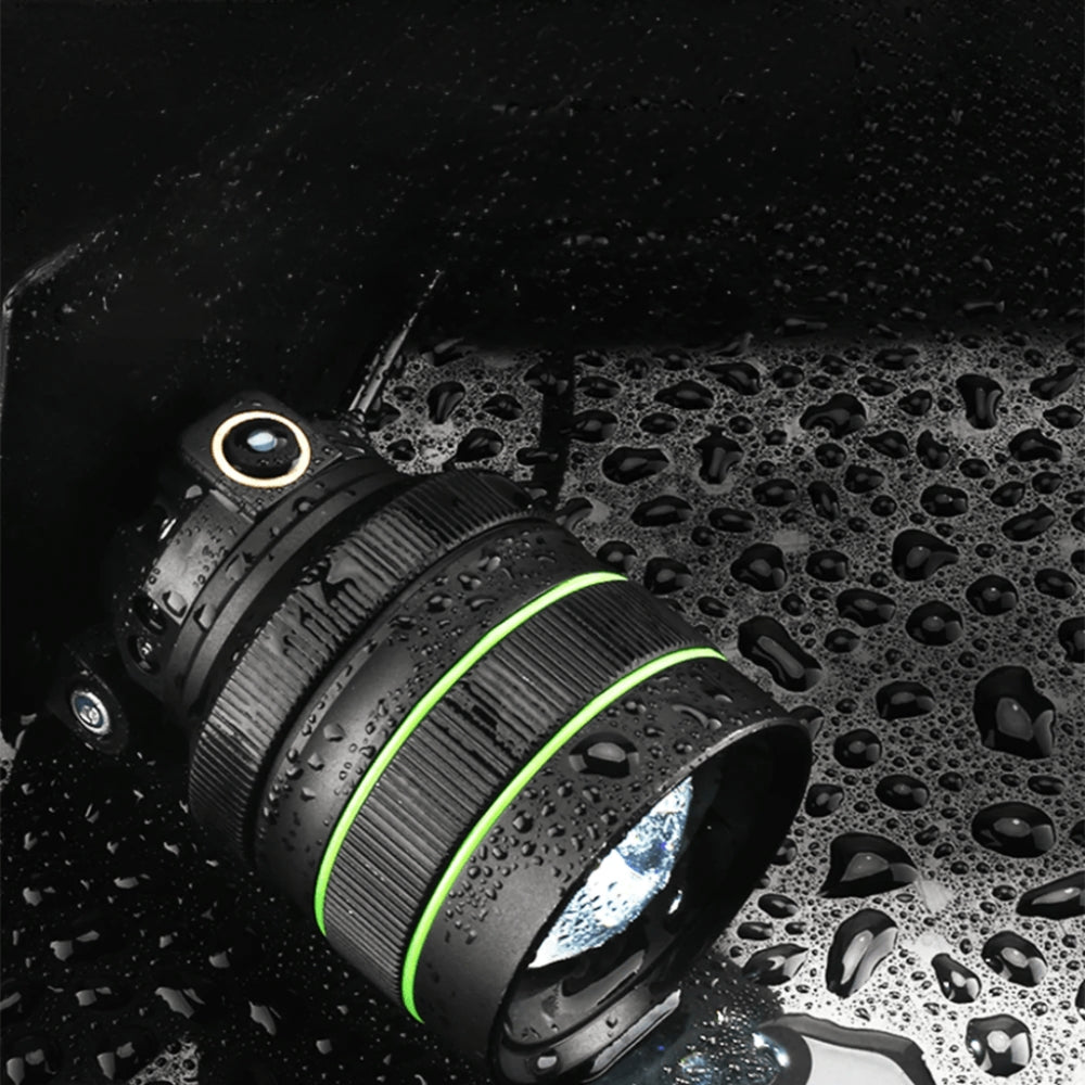 Lampe frontale LED 10000 lumens Rechargeable Capteur de mouvement Faisceau réglable | Restfield