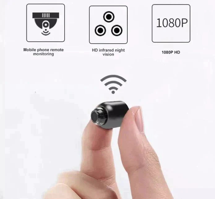 WiFi Beveiligingscamera Klein Set van 2 Nachtzicht Draadloos HD Baby Huisdier Monitoring Indoor Camera | Sansoti