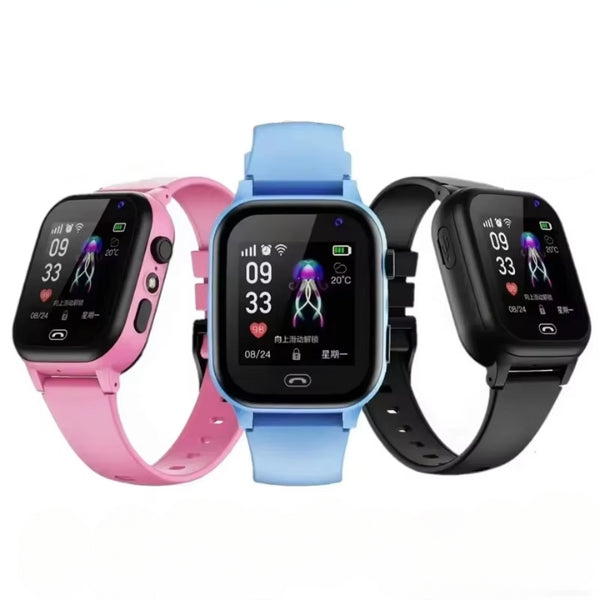 Smartwatch voor Kinderen met GPS-Tracker Videobellen 4G Activiteitenmonitor Veiligheidszones Waterdicht | Sansoti