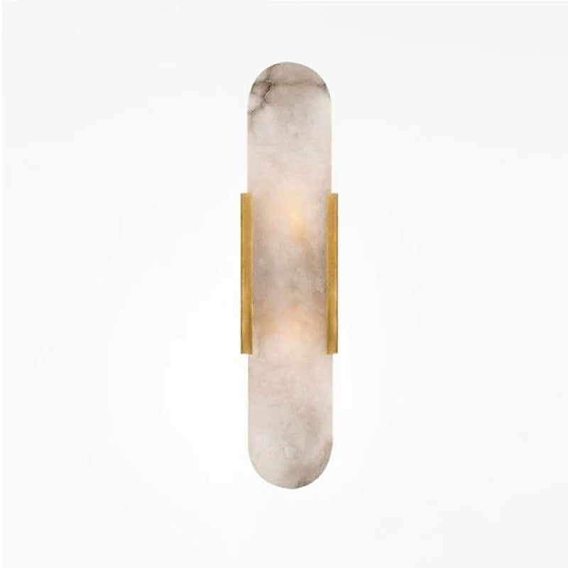 LED Wandlamp Metaal Dolomiet Kristal Slaapkamer Eetkamer Modern Leeslamp Zwart Goud Elegant Design Sfeerverlichting | Sansoti