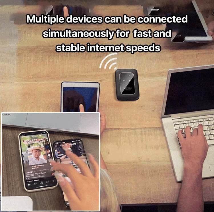 Mobiele 5G WiFi Router Draadloos Internet Onderweg Compact Zakformaat Tot 5 Apparaten Thuisnetwerk Reizen | Sansoti