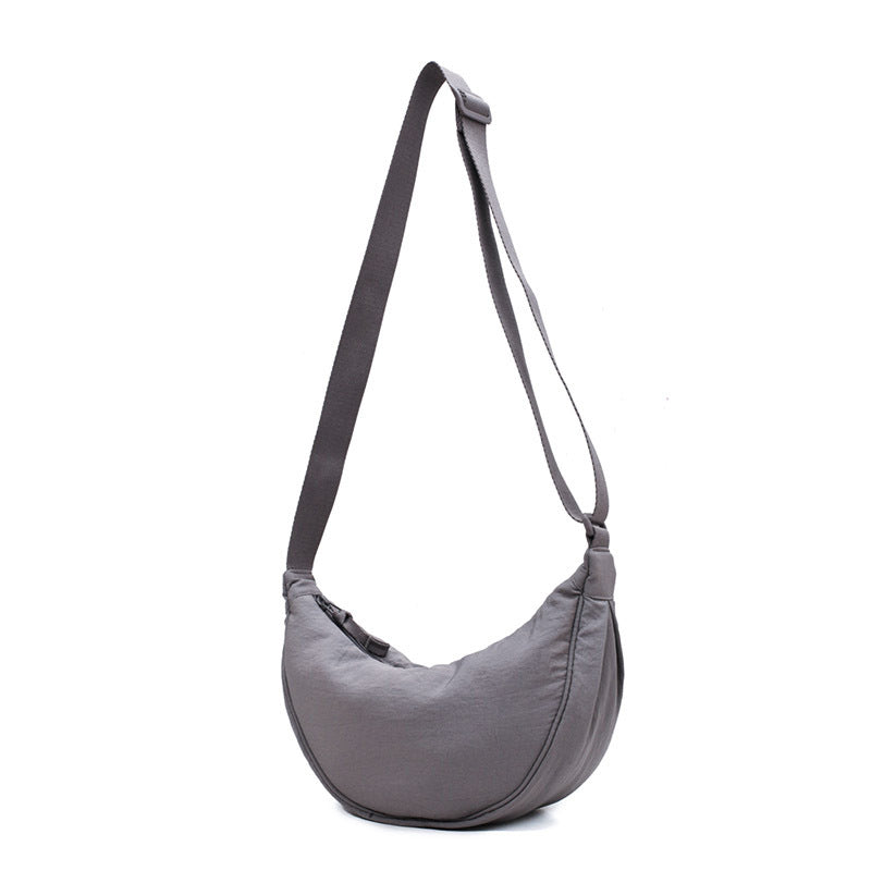 Halve Maan Schoudertas Kunstleer Elegante Damestas Crossbody Handtas Mode Accessoire Casual Dagelijks Gebruik | Sansoti