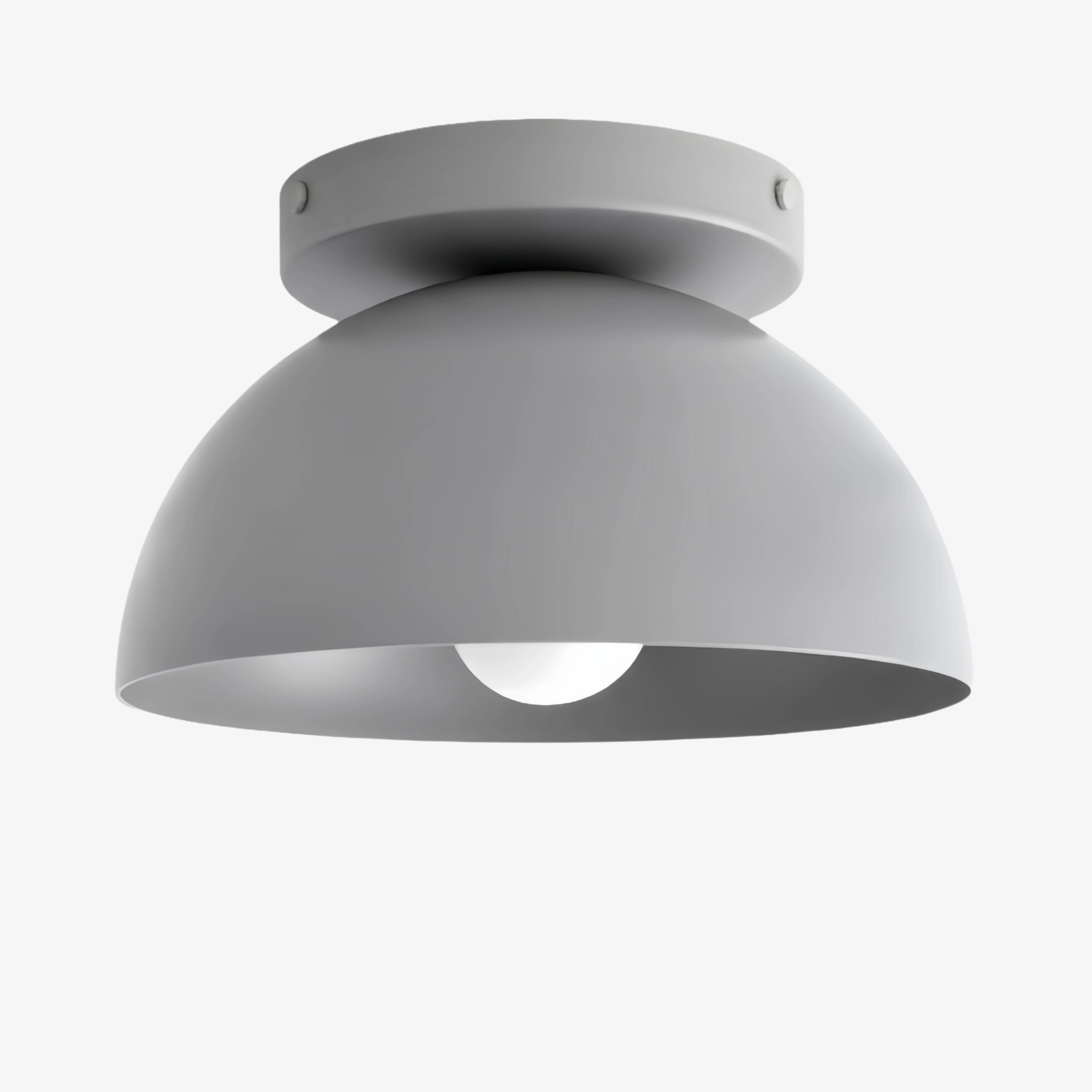 Minimalistische Plafondlamp Dome voor Compacte Ruimtes – Opbouwspot Beschikbaar in Meerdere Kleuren | Sansoti