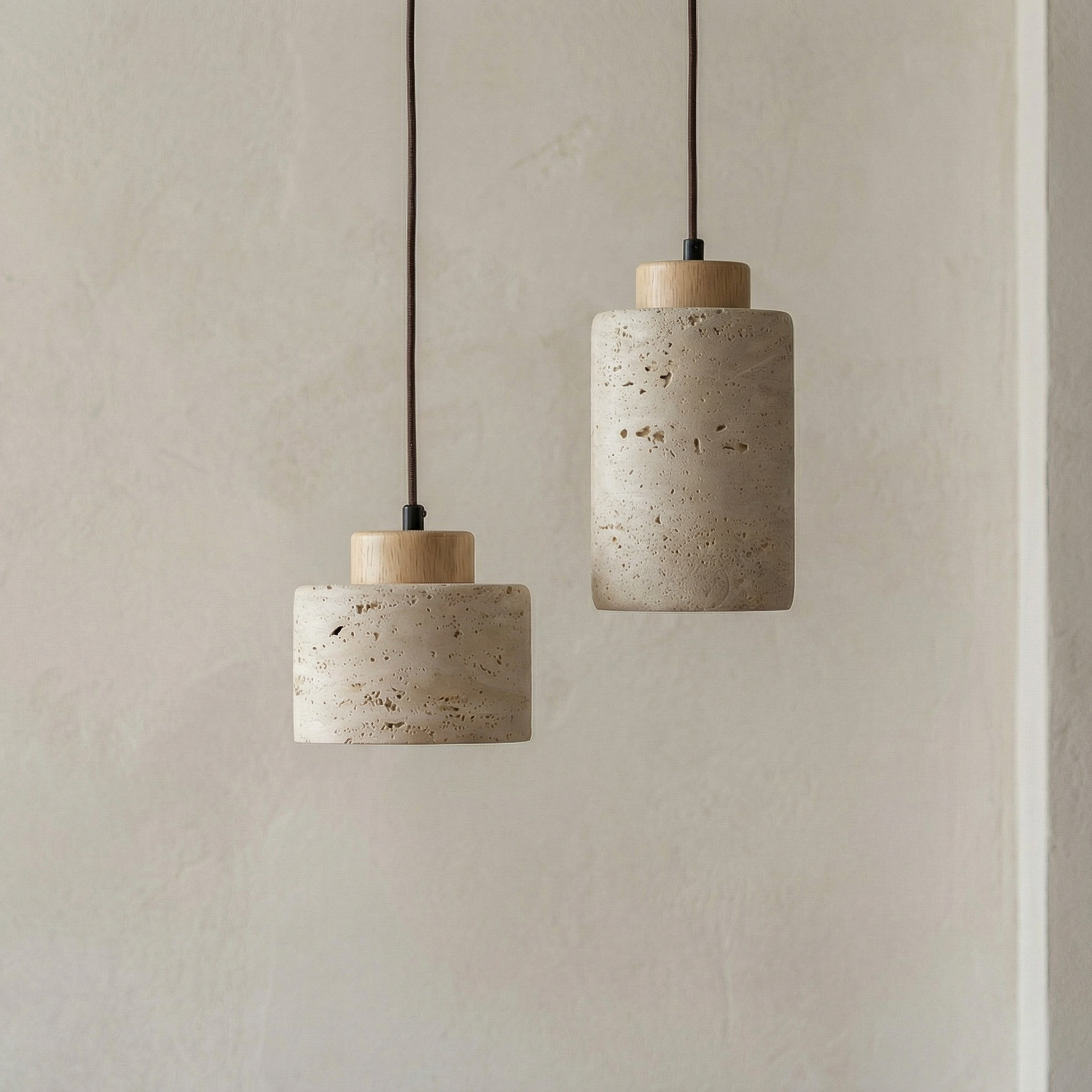 Vidar – Moderne Stenen Hanglamp met Natuurlijke Textuur | Sansoti