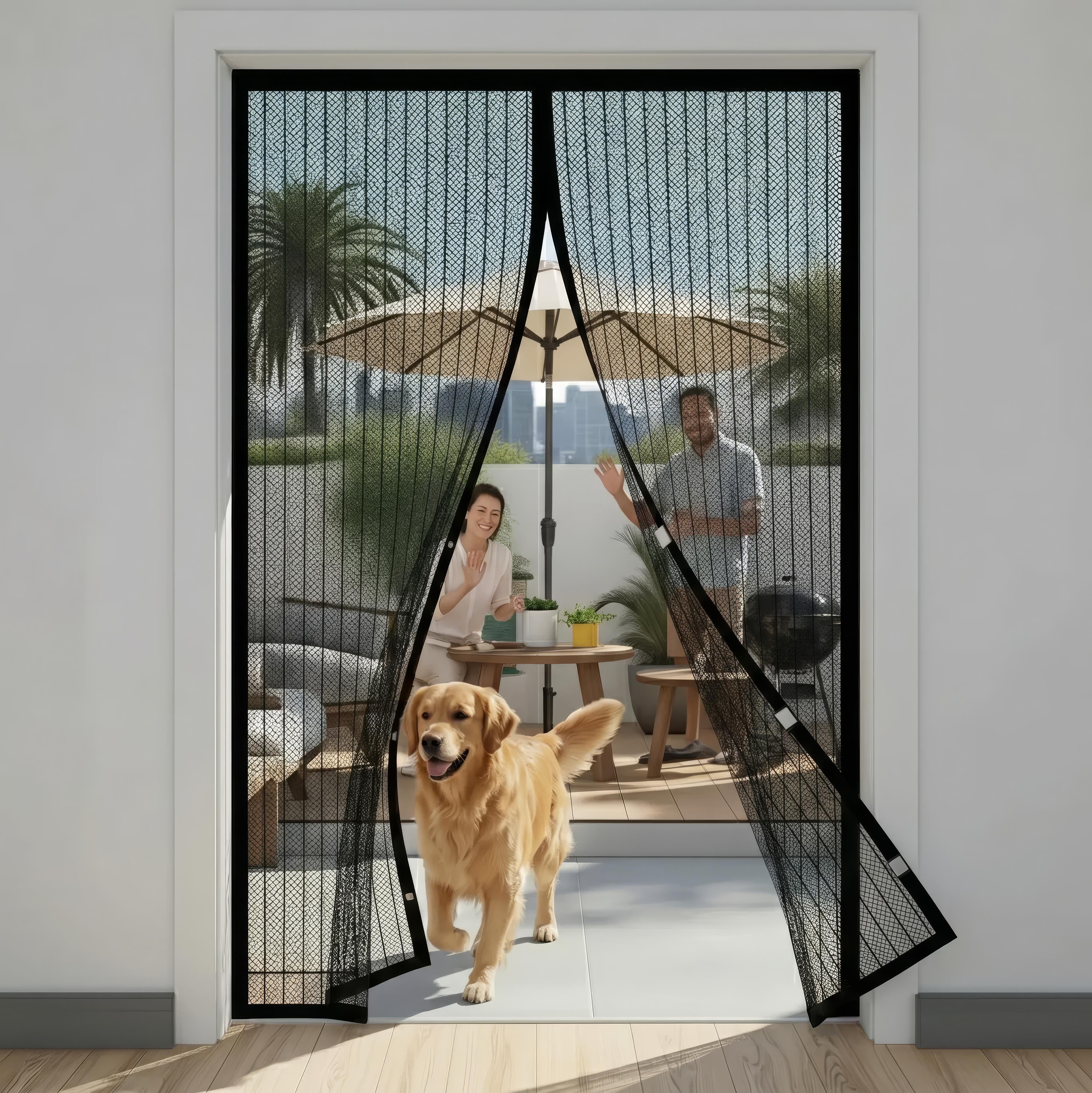 Magnetisch Vliegengordijn met Automatische Sluiting voor Deur 90x210 cm of 100x210 cm | Sansoti