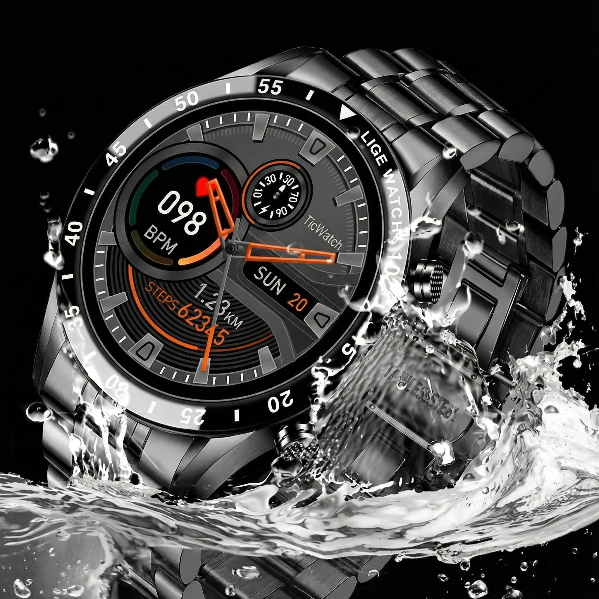 Smartwatch met Touchscreen & Notificaties – Veelzijdig Draagcomfort Dagelijks Gebruik | Sansoti